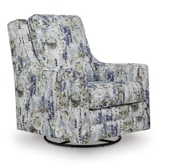 Dustinford Swivel Glider Accent Chair - 3 Bros Warehouse