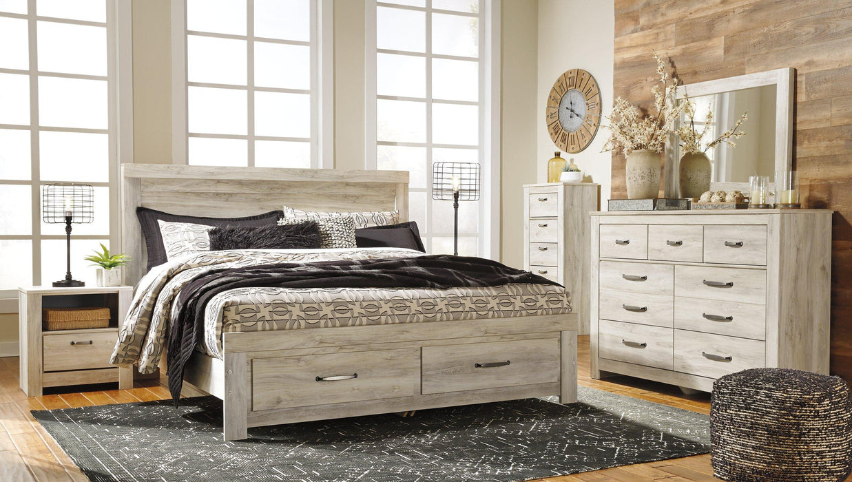 Bellaby Bed with 2 Storage Drawers - 3 Bros Warehouse