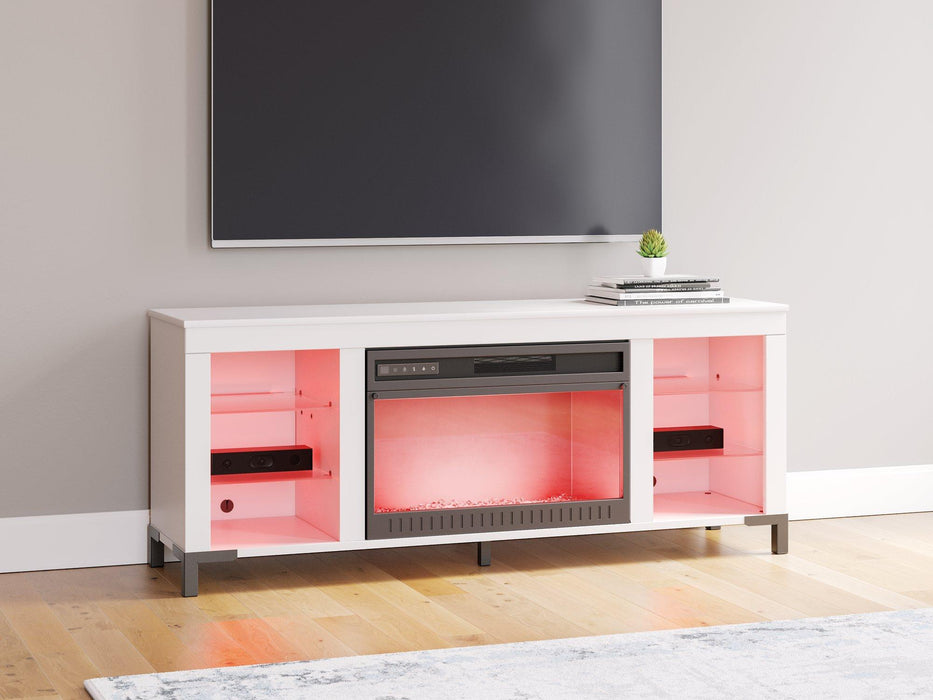 Brollevi 60" TV Stand with Electric Fireplace - 3 Bros Warehouse