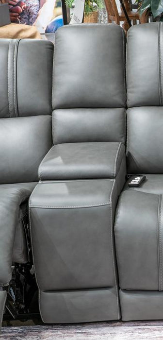 5Z - Pittson Power Reclining Sectional Loveseat with Console image