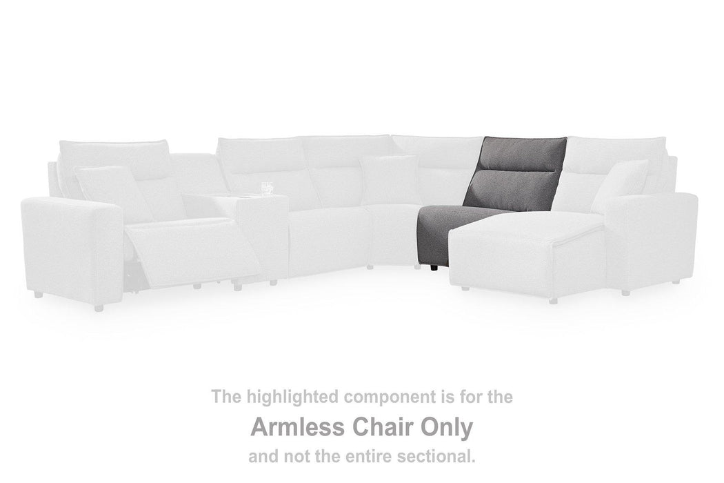 Modmax II Power Reclining Sectional with Audio Consoles - 3 Bros Warehouse