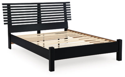 Danziar Queen Slat Bed - 3 Bros Warehouse