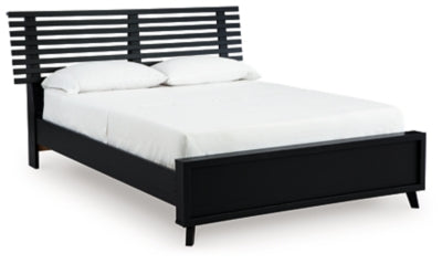 Danziar Queen Slat Bed - 3 Bros Warehouse