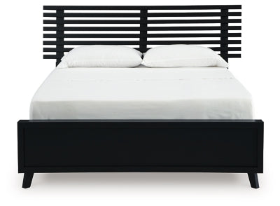 Danziar Queen Slat Bed - 3 Bros Warehouse