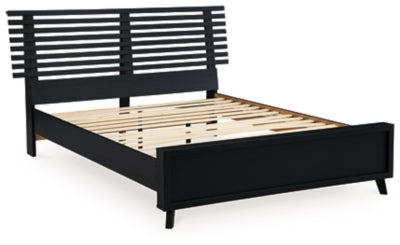 Danziar Queen Slat Bed - 3 Bros Warehouse