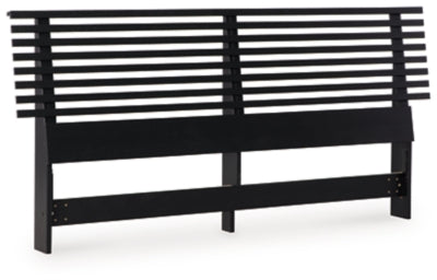 Danziar Queen Slat Bed - 3 Bros Warehouse