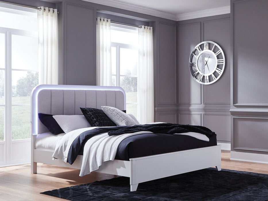Jarlee Upholstered Bed - 3 Bros Warehouse