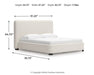 Brintstreet Upholstered Bed - 3 Bros Warehouse