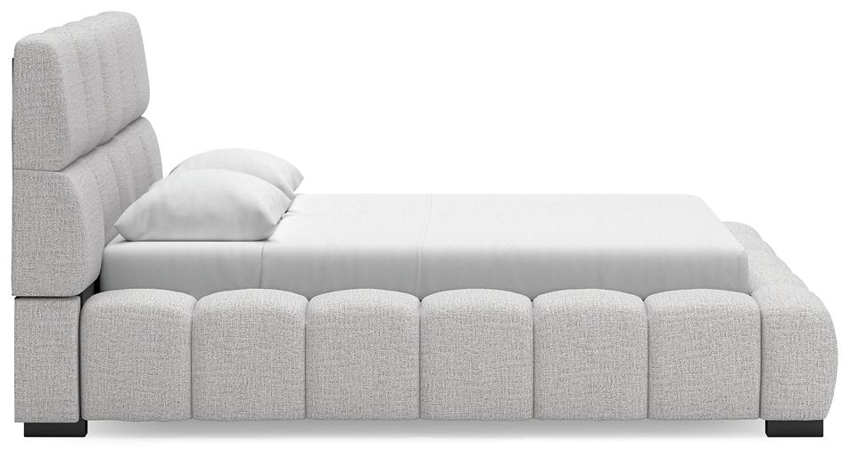 Grendusk Upholstered Bed - 3 Bros Warehouse