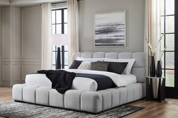 Grendusk Upholstered Bed - 3 Bros Warehouse