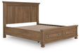 Feddinger Panel Storage Bed - 3 Bros Warehouse