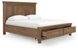 Feddinger Panel Storage Bed - 3 Bros Warehouse