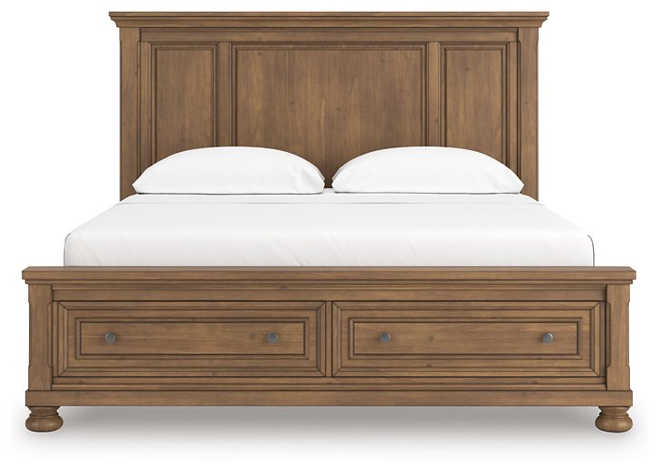 Feddinger Panel Storage Bed - 3 Bros Warehouse