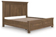 Feddinger Panel Storage Bed - 3 Bros Warehouse
