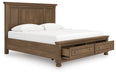 Feddinger Panel Storage Bed - 3 Bros Warehouse