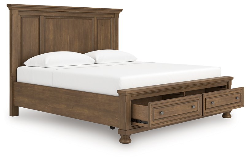 Feddinger Panel Storage Bed - 3 Bros Warehouse