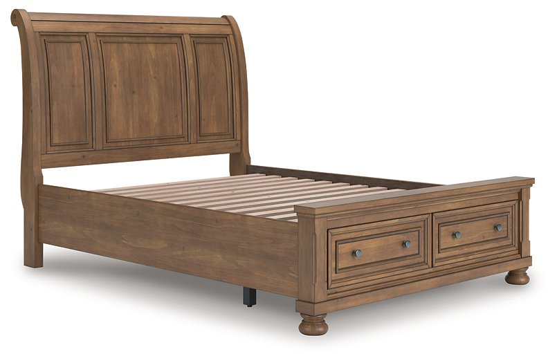 Feddinger Panel Storage Bed - 3 Bros Warehouse