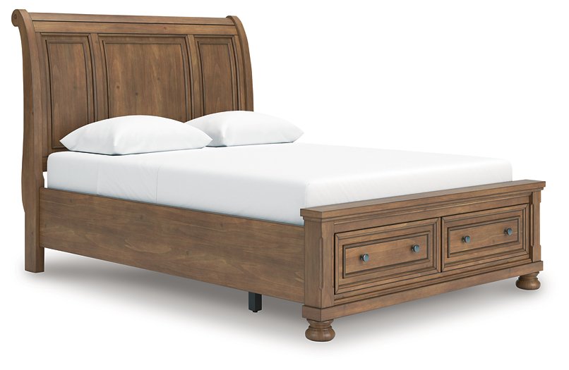 Feddinger Panel Storage Bed - 3 Bros Warehouse