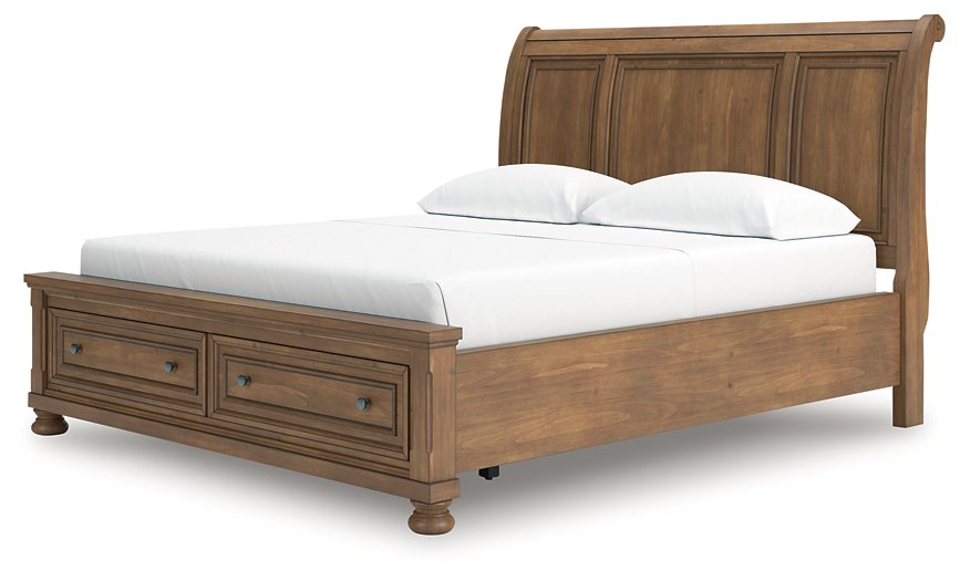Feddinger Panel Storage Bed - 3 Bros Warehouse