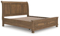Feddinger Panel Storage Bed - 3 Bros Warehouse