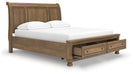 Feddinger Panel Storage Bed - 3 Bros Warehouse