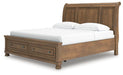 Feddinger Panel Storage Bed - 3 Bros Warehouse