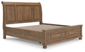 Feddinger Panel Storage Bed - 3 Bros Warehouse