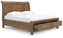 Feddinger Panel Storage Bed - 3 Bros Warehouse