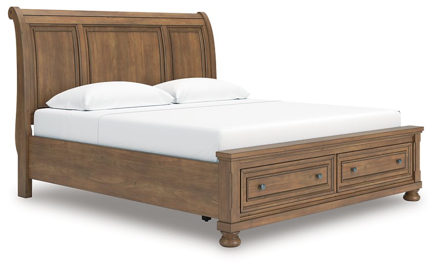 Feddinger Panel Storage Bed - 3 Bros Warehouse