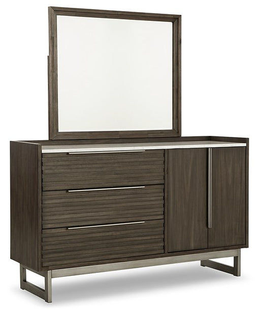 Arkenton Dresser and Mirror - 3 Bros Warehouse