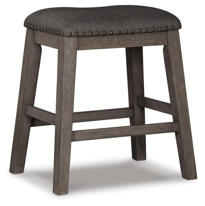 Caitbrook Counter Height Upholstered Bar Stool - 3 Bros Warehouse