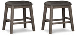 Caitbrook Counter Height Upholstered Bar Stool - 3 Bros Warehouse