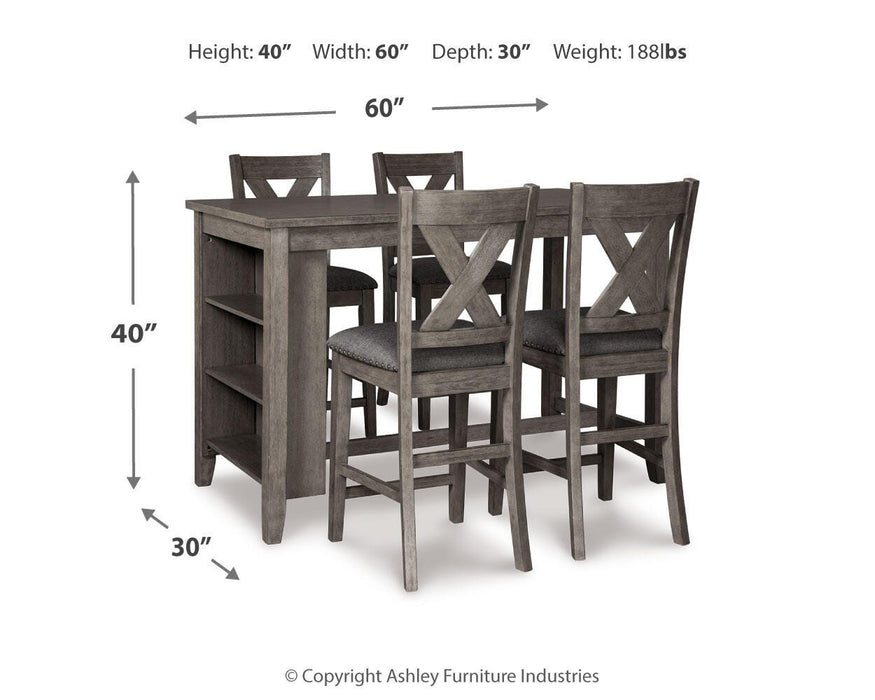 Caitbrook Counter Height Dining Package - 3 Bros Warehouse