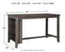 Caitbrook Counter Height Dining Table - 3 Bros Warehouse