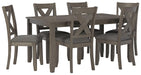 Caitbrook Dining Table and Chairs (Set of 7) - 3 Bros Warehouse