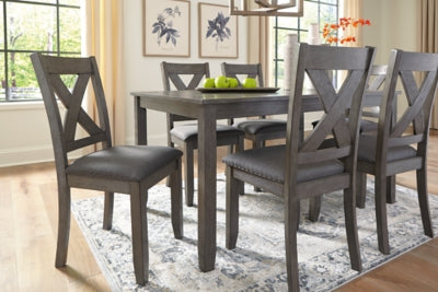 Caitbrook Dining Table and Chairs (Set of 7) - 3 Bros Warehouse