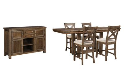 Moriville Counter Height Dining Set - 3 Bros Warehouse