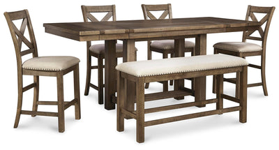 Moriville Counter Height Dining Set - 3 Bros Warehouse