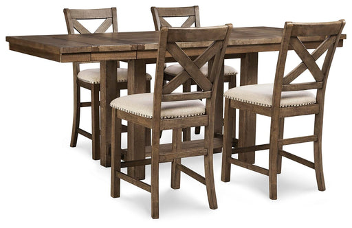 Moriville Counter Height Dining Set - 3 Bros Warehouse