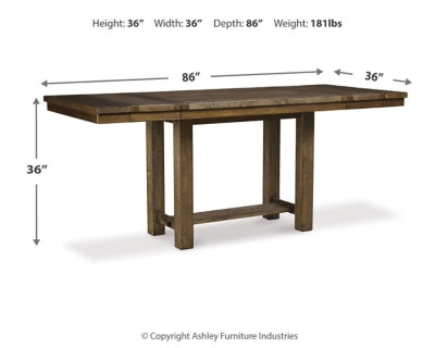 Moriville Counter Height Dining Set - 3 Bros Warehouse