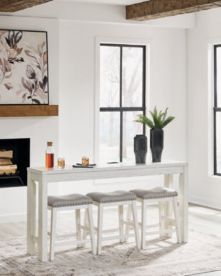 Robbinsdale Counter Height Dining Table and 3 Barstools Set - 3 Bros Warehouse