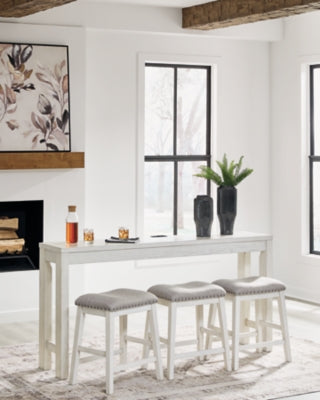 Robbinsdale Counter Height Dining Table and 3 Barstools Set - 3 Bros Warehouse
