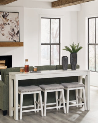 Robbinsdale Counter Height Dining Table and 3 Barstools Set - 3 Bros Warehouse