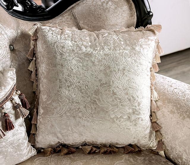 Acapulco White & Espresso Sofa - 3 Bros Warehouse