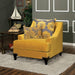 Wolver Gold/Gray Chair, Gold - 3 Bros Warehouse