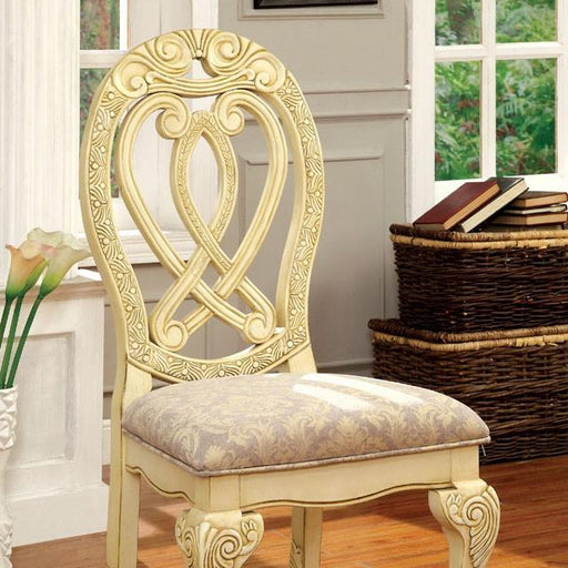 WYNDMERE Vintage White Side Chair (2/CTN) - 3 Bros Warehouse