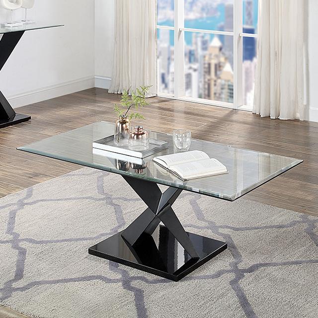 XANTHUS Coffee Table, Black - 3 Bros Warehouse