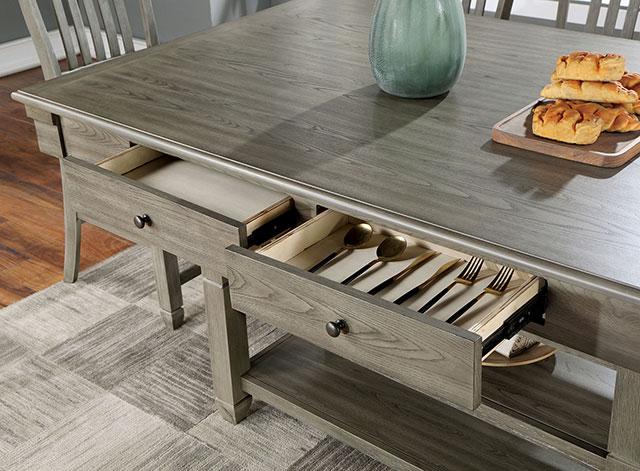 ANAYA Counter Ht. Table, Gray - 3 Bros Warehouse