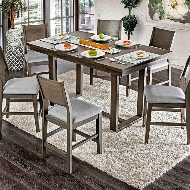 Anton 7 Pc Counter Ht Table Set - 3 Bros Warehouse