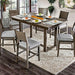 Anton 7 Pc Counter Ht Table Set - 3 Bros Warehouse